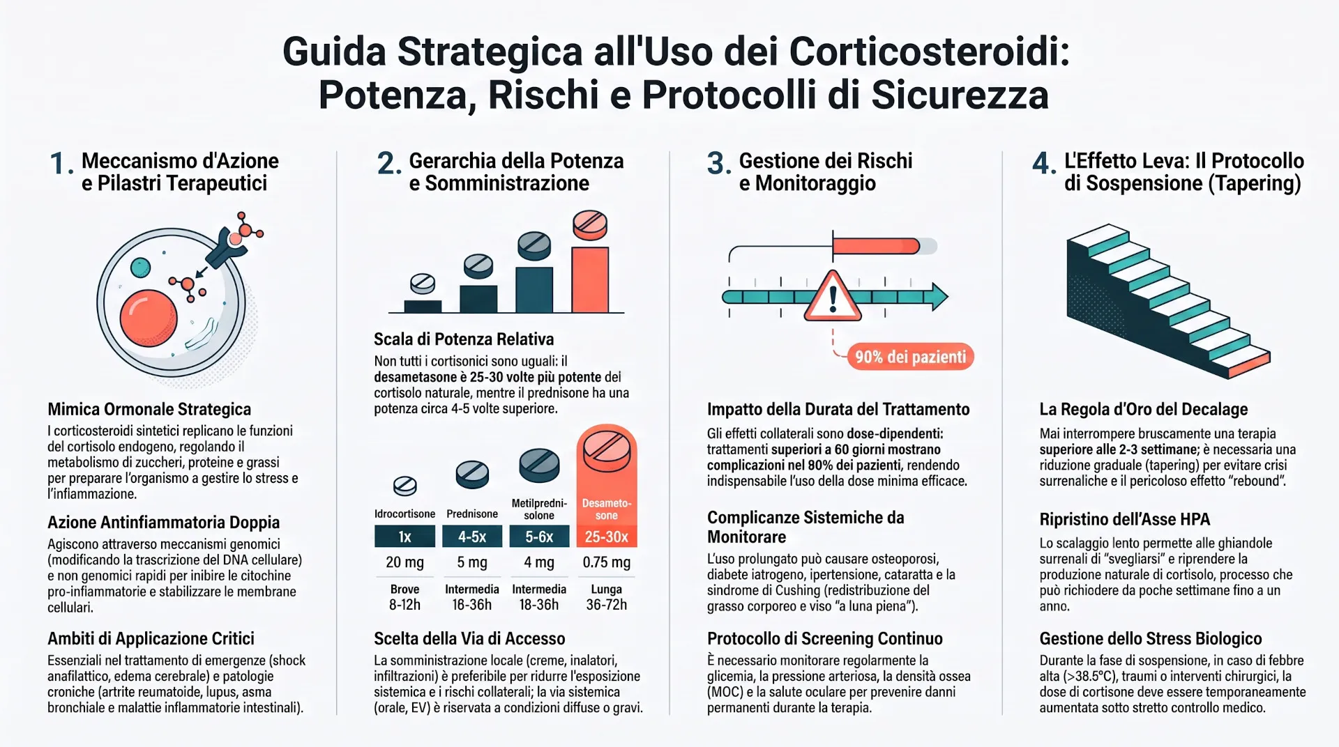 Infografica per Il Paradosso del Cortisone